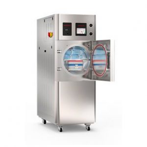 Autoclave compacta 160 L 2 puertas batientes camara cilíndrica con generador 230